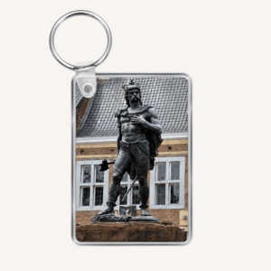 Eigen sleutelhanger (4x6cm)